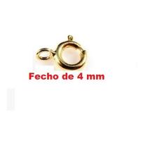 Fecho Bóia Ouro 18 kilates 4 mm Para Cordões e Pulseiras