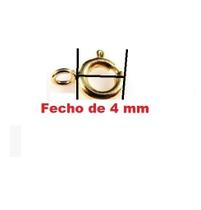 Fecho Bóia Ouro 18 kilates 4 mm Para Cordões e Pulseiras