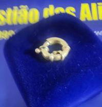 Fecho Boia Para Pulseira Cordão Ouro 18 Kilates Peso 1.85 Gramas 13 mm 3 mm