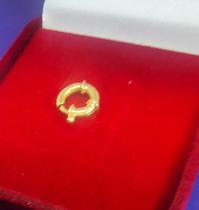 Fecho Boia Para Pulseira Cordão Ouro 18 Kilates Peso 1,70 Gramas 12 x 2.5 mm