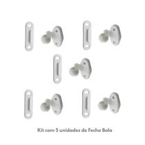 Fecho bola trava porta de armário de aço itatiaia 5 und