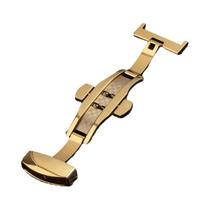 Fecho Borboleta Ajustável Para Pulseira De Relógio Com Botão De Duplo Clique 14-22mm Acessórios Para