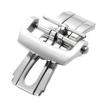 Fecho Borboleta De Aço Inoxidável 20mm Para Relógio Blancpain Com Parafuso E Botão Dobrável