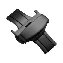 Fecho Borboleta De Aço Inoxidável Para Pulseira De Relógio 10-22mm Com Botão Polido De Duplo Fecho Borboleta De Aço Inoxidável Para Pulseira De Relógio 10-22mm Com Botão Polido De Duplo