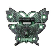 Fecho Borboleta Decoração P/ Caixa Artesanato 2 Peças