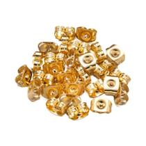 Fecho Borboleta Dourado De Aço Inoxidável Para Brincos, 100 Peças, 45x6mm, Suprimentos Para