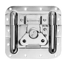 Fecho Borboleta Para Case Com Porta Cadeado Cromado Médio Nf Fecho Borboleta Para Case Com Porta Cadeado Cromado Médio Nf