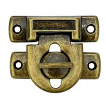 Fecho Cadeado G em Metal Ouro Velho 4,1x3,4cm - Ferragens e Metais