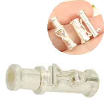 Fecho Canhão Gaveta Prata Legitima 925 3.5 mm Montagem