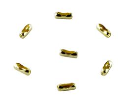 Fecho Canoa Dourado 1,5 mm pacote com 1000 peças Fecho Canoa Dourado 1,5 mm pacote com 1000 peças