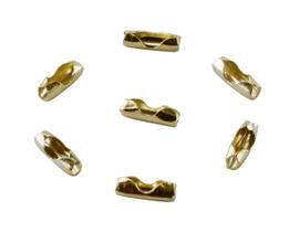 Fecho Canoa Dourado 2.5 mm pacote com 1000 peças