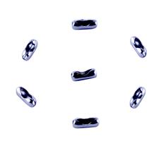 Fecho Canoa prata 1.5 mm pacote com 1000 peças