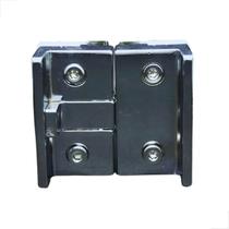 Fecho Central Bate E Fecha GBFVV Vidro Vidro Cromado