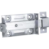 Fecho Chato com Porta-cadeado 3" - 76,2 mm, Zincado, Encartelado, Vonder OstenVonder Fecho Chato com Porta-cadeado 3" - 76,2 mm, Zincado, Encartelado, Vonder OstenVonder