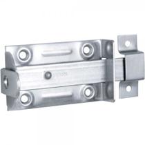 Fecho chato com porta-cadeado 3" zincado