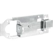Fecho Chato com Porta-cadeado 5" - 127 mm, Zincado, Encartelado, Vonder OstenVonder