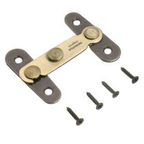 Fecho Chato para Janelas de Correr Acabamento Latonado Oxidado União Mundial