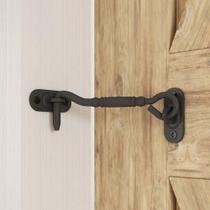 Fecho com Gancho para Porta de Celeiro SKYSEN 10 cm Preto