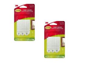 Fecho Command Fixa Quadros Medio Suporta Até 1kg 3m 6 Pares