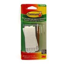 Fecho Command grande C/2 Pares Suporta Até 1,8kg scotch 3m