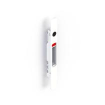 Fecho Concha Alumínio Branco 204mm com Chave Automático e Manual Alumiconte FEC1040EB