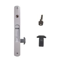 Fecho concha com chave para porta de correr de alumínio branco Fermax