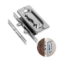 Fecho Concha Cromado de Embutir Para Janelas E Portas