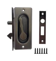 Fecho Concha De Embutir Para Janela De Correr União Mundial Latão Antique