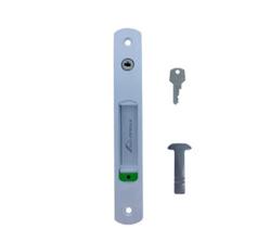 Fecho concha de porta ou janela de alumínio com chave FEC19 Branco