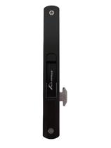 Fecho Concha Manual Porta Correr Alumínio Fermax Fec42 Preto