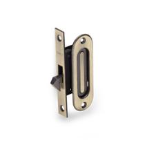 Fecho Concha Pequeno Embutir Para Janela/ Porta Correr