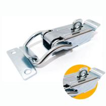 Fecho de Ação Rápida Grande Com Porta Cadeado E Mola Curva 109 Mm Fecho de Ação Rápida Grande Com Porta Cadeado E Mola Curva 109 Mm