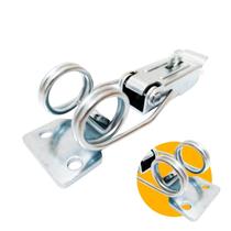 Fecho de Ação Rápida Grande Com Porta Cadeado E Mola Espiral 112 Mm Fecho de Ação Rápida Grande Com Porta Cadeado E Mola Espiral 112 Mm