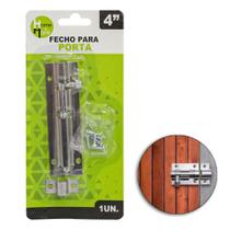 Fecho de aco para porta 4'' 10x2,8cm