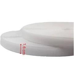 Fecho de contato 16 mm branco Fecho de contato 16 mm branco