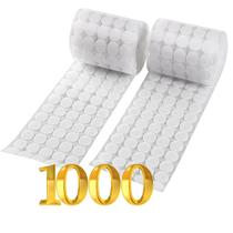 Fecho De Contato Adesivo Redondo Premium 15mm 1000 Pares