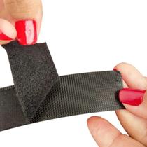 Fecho De Contato Injetado M+F de 50mm 1 Metro Cor: Preto