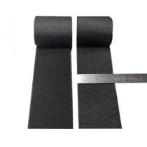 Fecho De Contato M+F 100mm X 1 Metro Cor: Preta