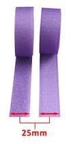 Fecho De Contato Macho E Fêmea 25mm X 1 Metro Cor Roxa