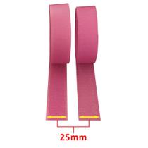 Fecho De Contato Macho E Fêmea 25mm X 1 Metro Cor Vermelho