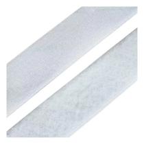 Fecho de Contato Macho e Fêmea 50mm Branco - 5 Metros