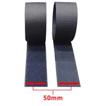 Fecho De Contato Macho E Fêmea 50mm X 1 Metro Azul Escuro