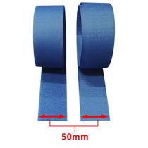 Fecho De Contato Macho E Fêmea 50mm X 1 Metro Azul Royal