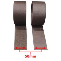 Fecho De Contato Macho e Fêmea 50mm X 1 Metro - Café