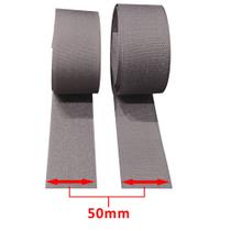 Fecho De Contato Macho E Fêmea 50mm X 1 Metro Cinza Escuro