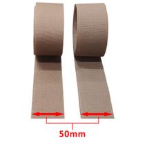 Fecho De Contato Macho E Fêmea 50mm X 1 Metro Cor Marrom