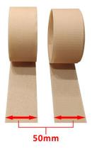 Fecho De Contato Macho / Fêmea 50mm X 1 Metro Cor Bege