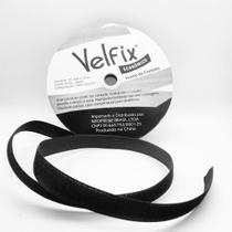Fecho De Contato Tipo tiras autocolantes 25mm Macho E Fêmea C/ 25m Preto