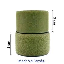 Fecho de contato velfix verde 50mm