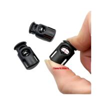 Fecho De Cordão De Plástico Preto 50pcs Para Paracord, Cordão De Sapato, Clipe De Cordão Fecho De Cordão De Plástico Preto 50pcs Para Paracord, Cordão De Sapato, Clipe De Cordão